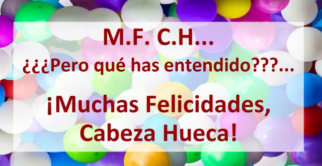 Muchas Felicidades