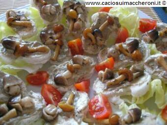 Canapés de setas variadas