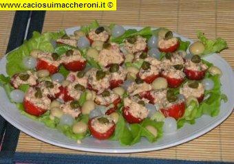 Tomates cherry rellenos